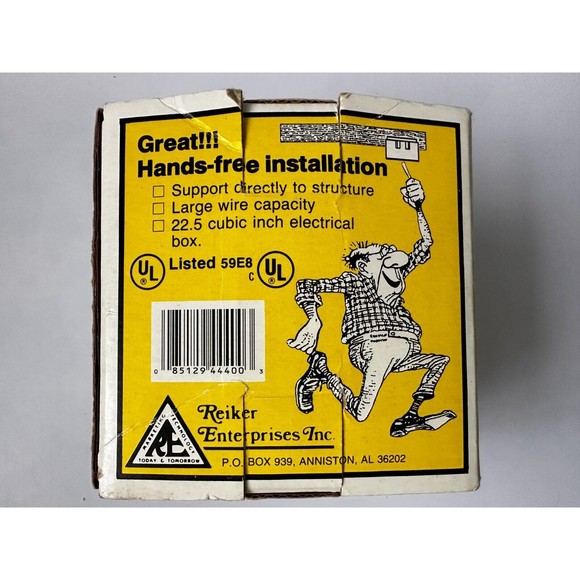 REIKER FanSafe Installation Kit 44400 - Ceiling Fan & Light Fixtures Ear… - Picture 2 of 8